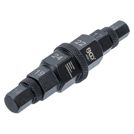 Speciális Motorkerékpár dugókulcs fej, 3/8", 12 - 24 mm